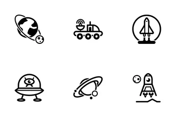 Exploración espacial Paquete de Iconos