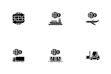 Export Import Logistic Icon Pack