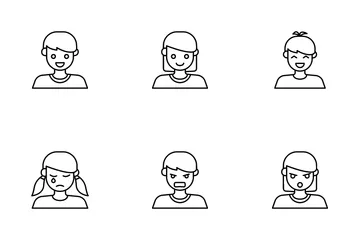 Expresión de personas Icon Pack