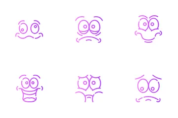 Expressions faciales Pack d'Icônes