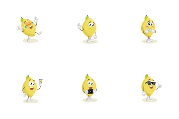 Expressions Zestées Citron Pack d'Icônes