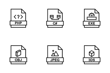 Extensión de archivo Paquete de Iconos