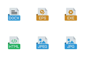 Extensión de archivo Paquete de Iconos