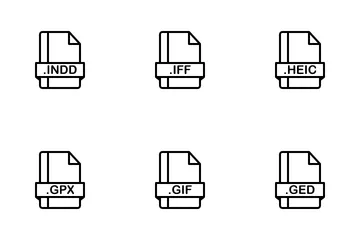 Extensión de archivo Paquete de Iconos