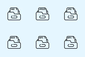 Extensión de archivo Paquete de Iconos