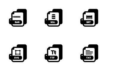 Extension de fichier Pack d'Icônes