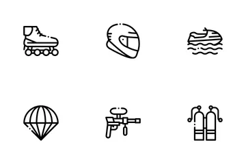 Extreme Sport Activity Icon Pack