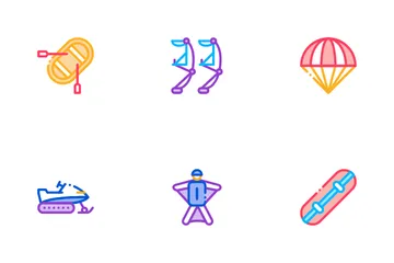 Extreme Sport Activity Icon Pack