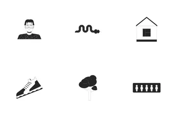 Eye Tracking von Konsumenten Symbolpack