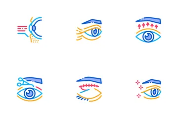 Eyelid Surgery Healthy Icon Pack