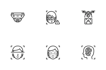 Face Id Technology Icon Pack