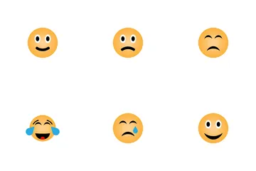 Face Reaction Emoji Icon Pack