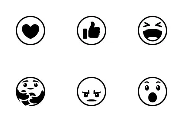 Emoji do Facebook Pacote de Ícones