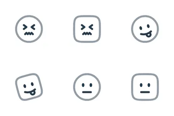 Faces, Emoticons, Stickers Icon Pack