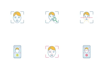 Facial Recognition Icon Pack