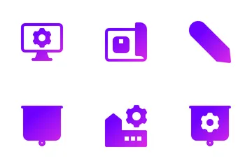 Factory And Work Icon Pack