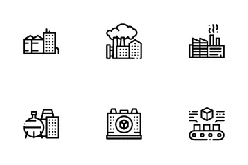 Factory Industrial Icon Pack