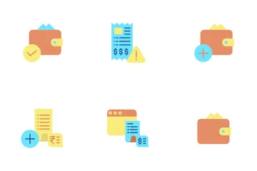 Facture et paiements Pack d'Icônes