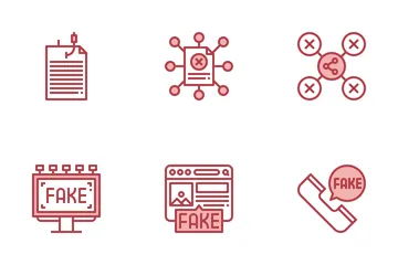 Fake News Icon Pack