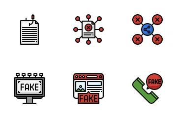 Fake News Icon Pack