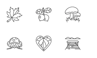 Fall Forest Icon Pack