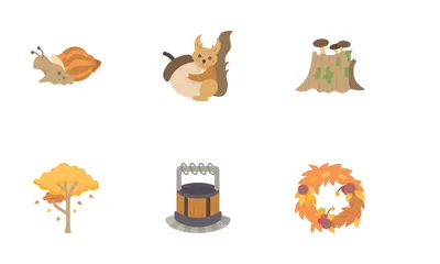 Fall Forest Icon Pack