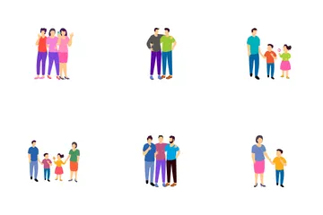 Family Character Icon Pack