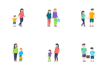 Family Characters Icon Pack