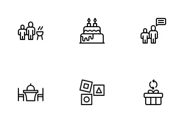 Family Gathering Icon Pack