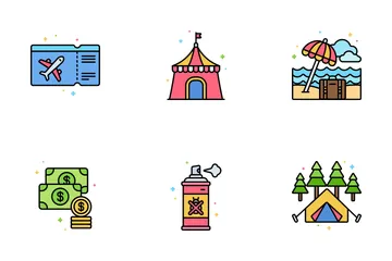 Family Trip Icon Pack