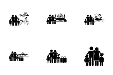 Family Vacation Icon Pack