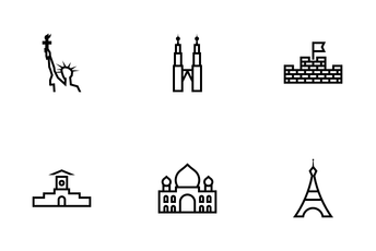 Famous Architecture Icon Pack