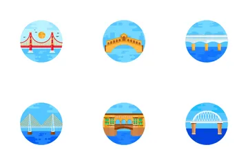 Famous Bridges Icon Pack