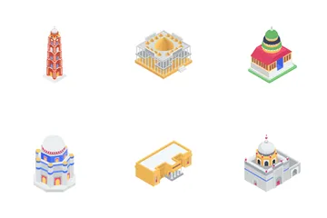 Famous Landmarks Icon Pack