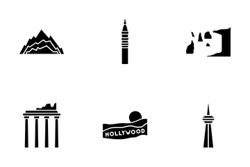 Famous Landmarks Of World Icon Pack