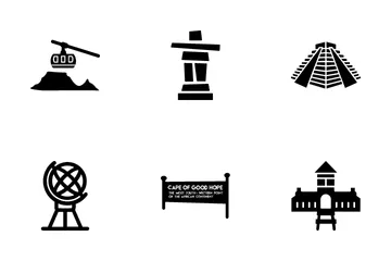 Famous Landmarks Of World Icon Pack