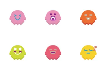 Emoji fantasma Paquete de Iconos