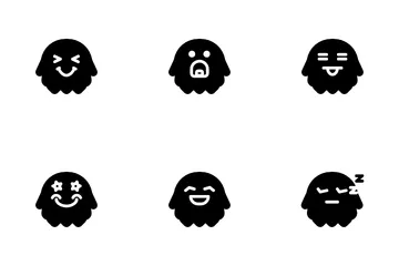 Emoji fantasma Paquete de Iconos