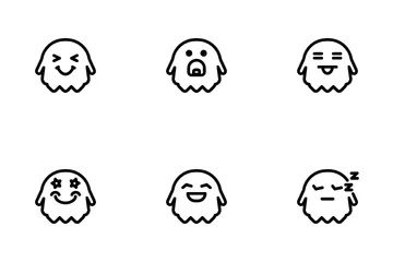 Emoji fantasma Paquete de Iconos