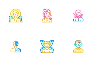 Fantasy And Magical Character Icon Pack