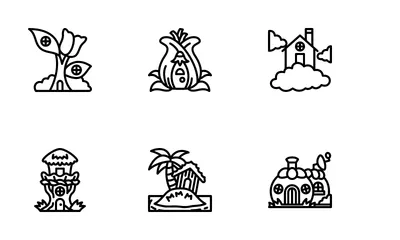 Fantasy House Icon Pack