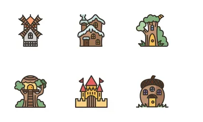 Fantasy House Icon Pack