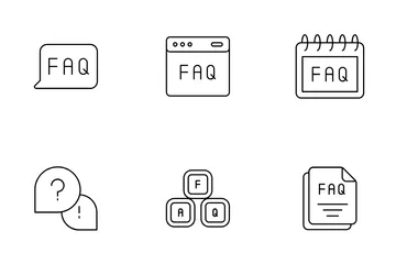 FAQ Pacote de Ícones