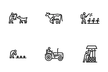 Farm Activity Icon Pack