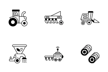 Farm And Equipment Icon Pack