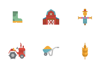 Farm And Products Icon Pack