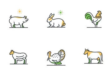 Farm Animals Icon Pack