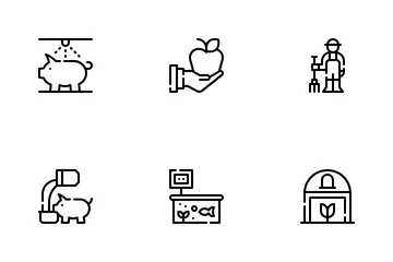 Farming Activities Icon Pack