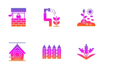 Farming And Gardening Icon Pack