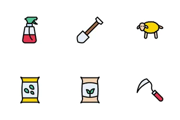 Farming And  Gardening Icon Pack